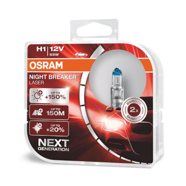 H1 Night Breaker Laser - Produktbillede forfra | OSRAM