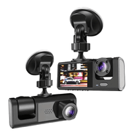 HD Dashcam til bilovervågning - 1080p dobbeltobjektivkamera til trafiksikkerhed - Carlevel - 