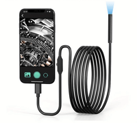 High Definition inspektionskamera til iPhone - Vandtæt med LED-lys | Fleksibelt og klart billede - Carlevel - 