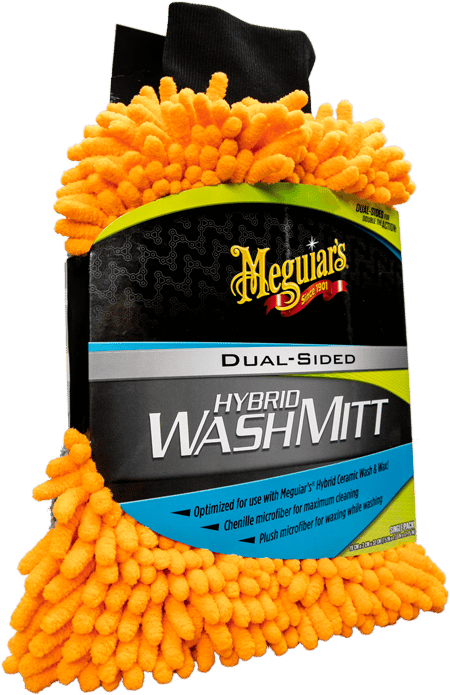 HYBRID-pakke fra Meguiar's - 1,4 l med vaskehandske - produkt set fra siden | Meguiars