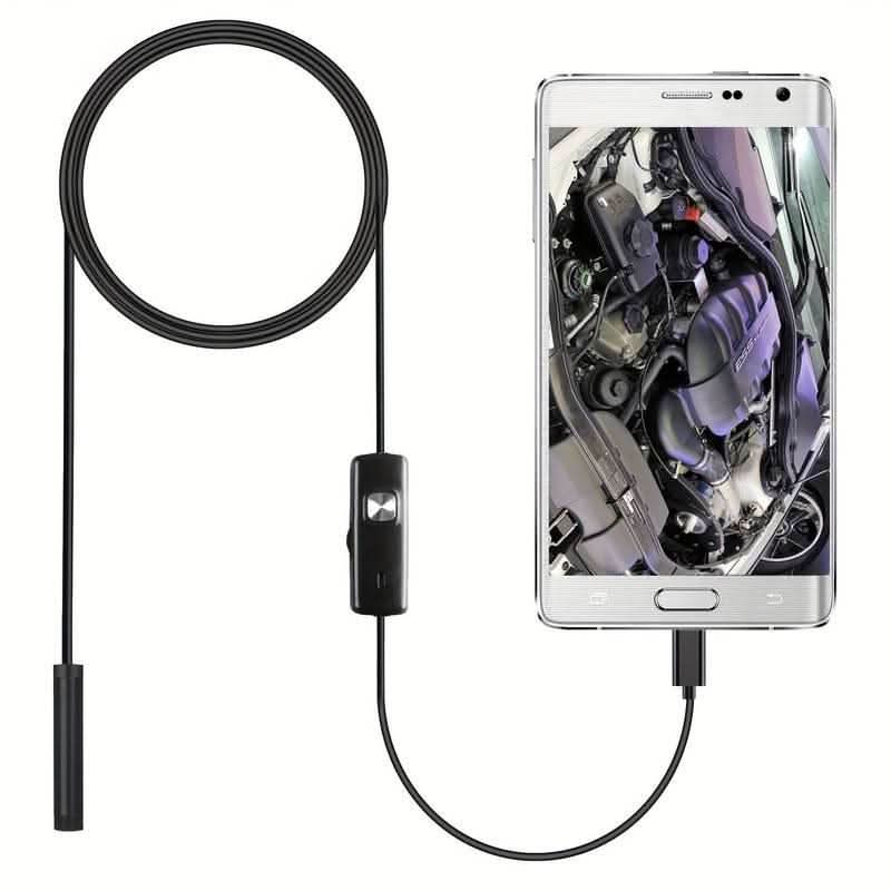 High Definition inspektionskamera til iPhone - Vandtæt med LED-lys | Fleksibelt og klart billede - Carlevel - 