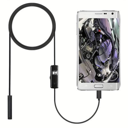 High Definition inspektionskamera til iPhone - Vandtæt med LED-lys | Fleksibelt og klart billede - Carlevel - 