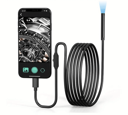 High Definition inspektionskamera til iPhone - Vandtæt med LED-lys | Fleksibelt og klart billede - Carlevel - 