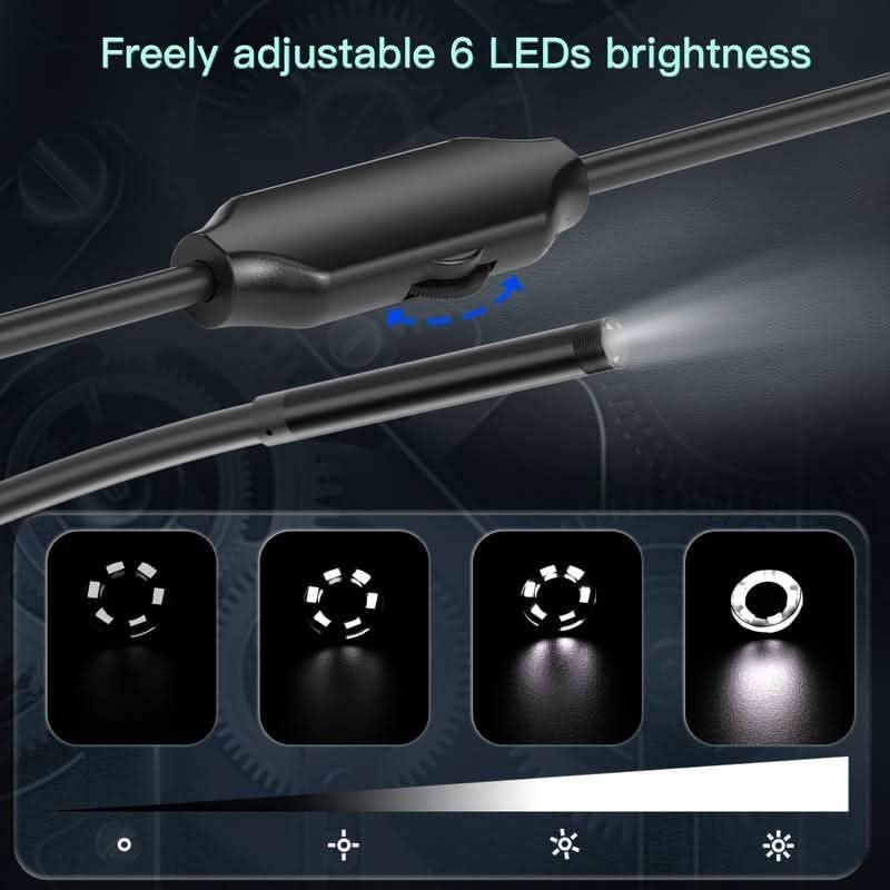 High Definition inspektionskamera til iPhone - Vandtæt med LED-lys | Fleksibelt og klart billede - Carlevel - 