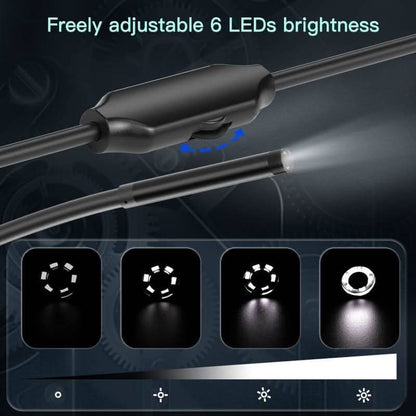 High Definition inspektionskamera til iPhone - Vandtæt med LED-lys | Fleksibelt og klart billede - Carlevel - 