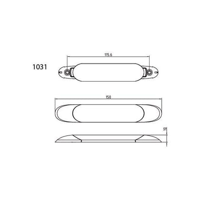 billede, der viser brug af interiør LED – Strip 150 mm – Frost – LEA