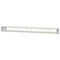 produktbillede forfra, der viser interiør LED - Strip 260mm - ON/OFF - Sølv - LEA