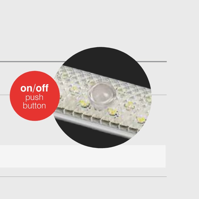 billede, der viser brug af indvendig LED - Strip 300mm - On/Off - LEA