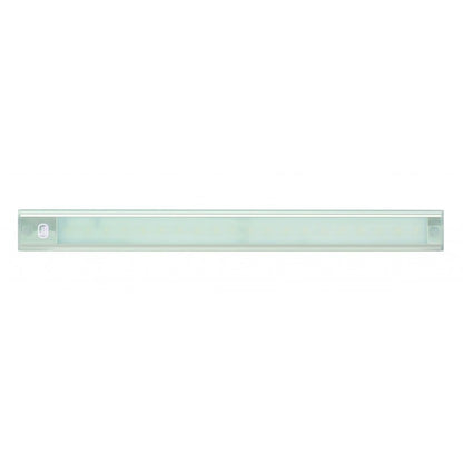 produktbillede forfra, der viser interiør LED – Strip 410 mm – Touch Silver – LEA