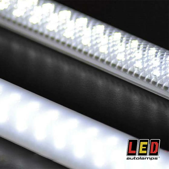 Indvendig LED - strip 600mm - Frost - produkt set fra siden | LEA