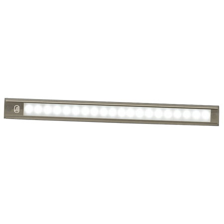 produktbillede forfra viser interiør LED - Strip 770mm - ON/OFF - Grå - LEA