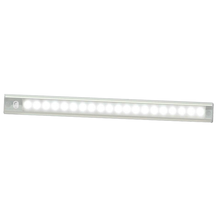 Indvendig LED - strip 770mm - ON/OFF - Sølv - produktbillede forfra | LEA