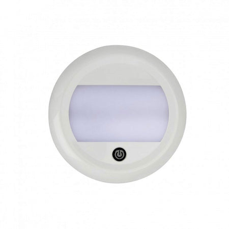 Indvendig lampe Ø130mm – IP67 – On/Off – produktbillede forfra | LEA