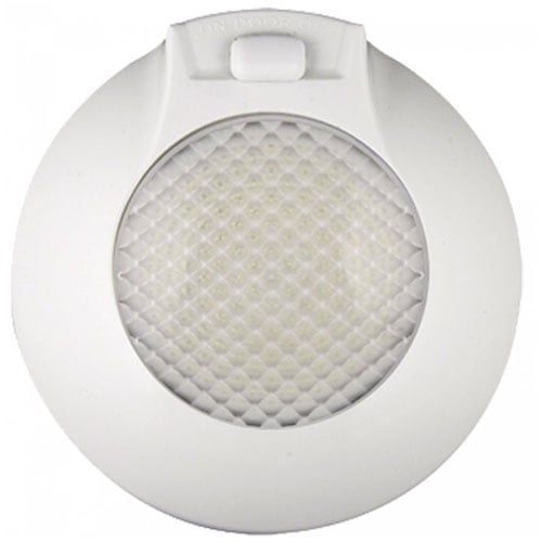 produktbillede forfra, der viser Indvendig lampe Ø143mm - ON/OFF - Hvid - LEA