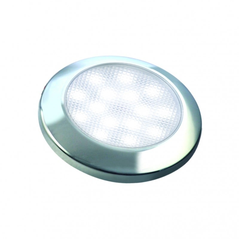 nærbillede af detaljer og materialer af Interiørlampe Ø75mm – 7515 Krom – LEA