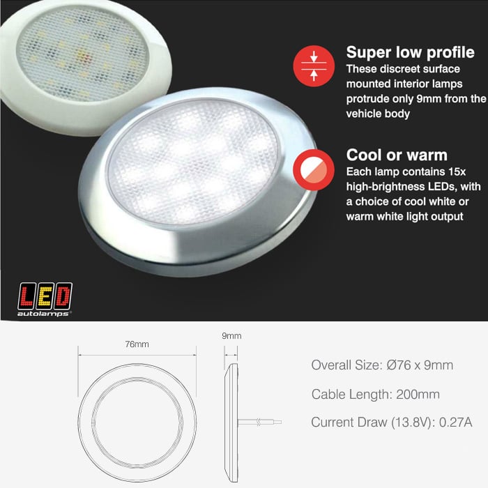 nærbillede af detaljer og materialer af Interiørlampe Ø75mm – 7515 Hvid – LEA