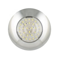 Indvendig lampe Ø75mm – Krom – 12V – produktbillede forfra | LEA