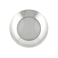 produktbillede forfra, der viser Interiørlampe Ø75mm – Frost – 12V – LEA