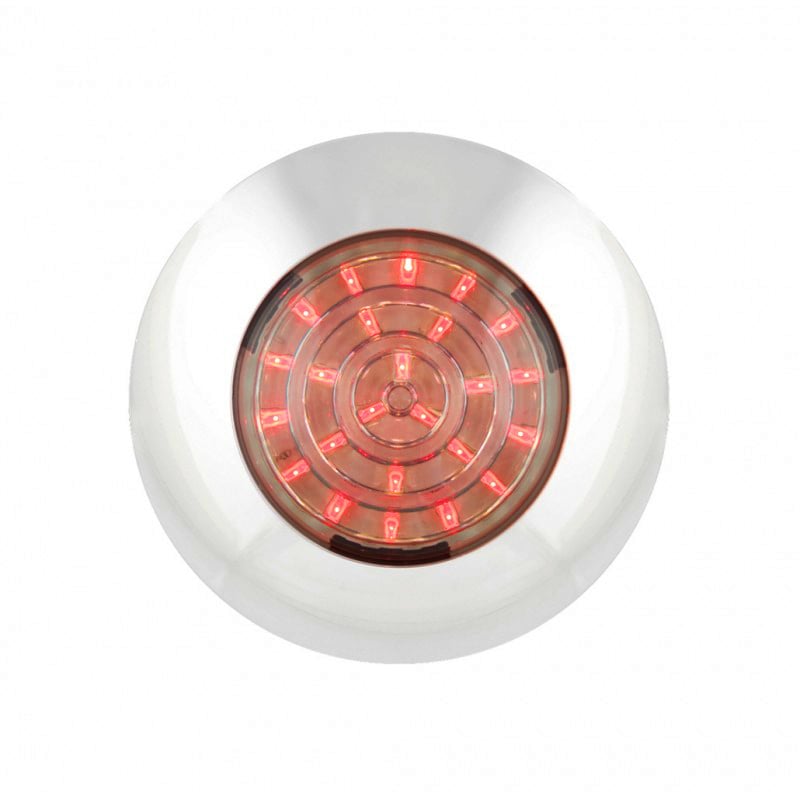 Indvendig lampe Ø75mm - Special Rød - produktbillede forfra | LEA