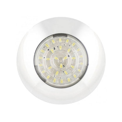 Indvendig lampe Ø75mm – Hvid – 24V – produktbillede forfra | LEA