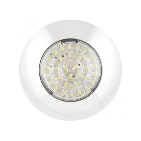 Indvendig lampe Ø75mm – Hvid – 24V – produktbillede forfra | LEA