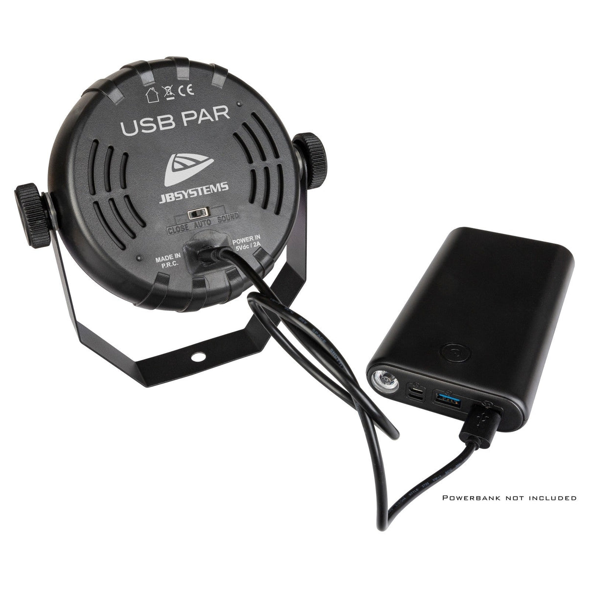 Indvendig LED-belysning RGBW USB PAR 12x1W Auto/lydstyret JB-Systems - i brug | JB systemer