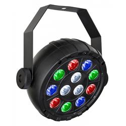 Indvendig LED-belysning RGBW USB PAR 12x1W Auto/lydstyret JB-Systems - produktbillede forfra | JB systemer
