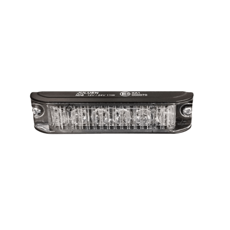 Juluen ID6 LED Blinkende lys orange – R65 Klasse – 11 – 12 - 24 V – LUXTAR - Carlevel - Belysning > Blinklys og blinkende ramper