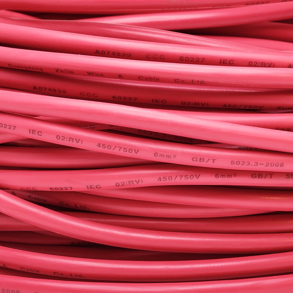Kabel 6,0mm2 - Produkt i metermål - produkt set fra siden | Carlevel