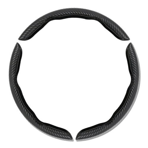 Ratdæksel - Carbon Fiber Look 38,5 cm Universal Fit - Produktbillede Set forfra | Carlevel