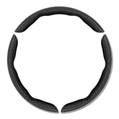 Ratdæksel - Carbon Fiber Look 38,5 cm Universal Fit - Produktbillede Set forfra | Carlevel