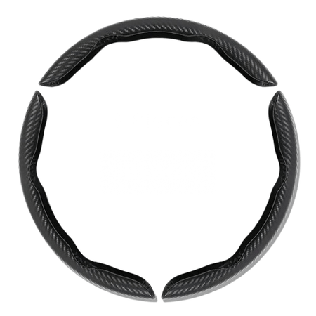 Ratdæksel - Carbon Fiber Look 38,5 cm Universal Fit - Produktbillede Set forfra | Carlevel