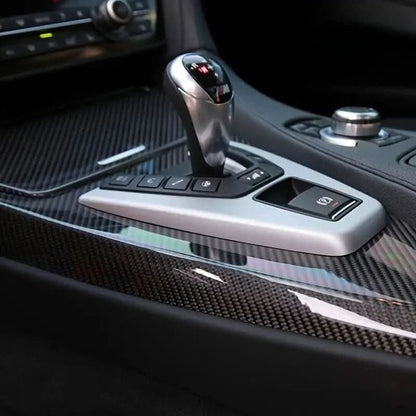 Vinylfolie kolfiber-look reptålig vattentät – bilinteriör dekor skyddsfilm – produktvy från sidan | Carlevel