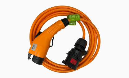 Ladekabel Mode 2 Type 1 6-32A 7,3 kW - Portable Evconnect - nærbillede detaljer | Evconnect