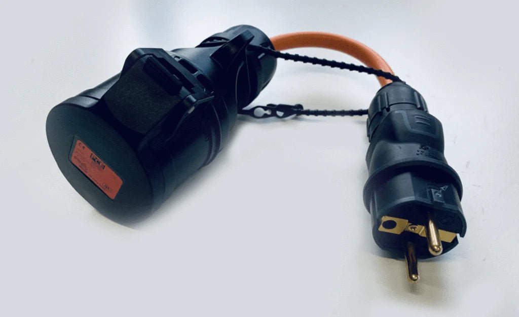 Ladekabeltilstand 2 Type 2 11kW 3-Phase Evconnect - Spiral bærbar EV-oplader - I brug | Evconnect