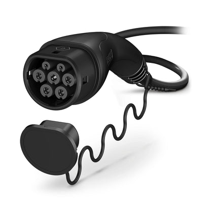 Ladekabel Type 2 20A 14 kW 9 m - Amina til ladepost/ladeboks Mode 3 - nærbillede detaljer | Amina