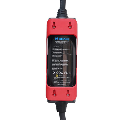 Ladekabel Type 2 3-faset 11 kW 400 V Evconnect med LCD og RFID - smart ladekabel Mode 2 - tilbehør og dele | Evconnect