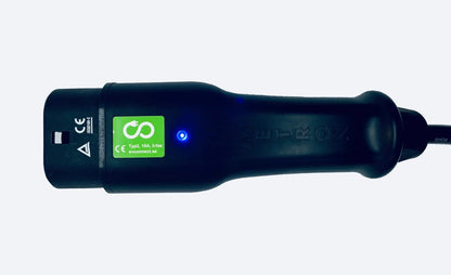 Ladekabel Type 2 3 - faset 400 V 6–16 A - Bærbar EV - oplader - Carlevel - Ladekabler til husholdningsstik (Mode 2)