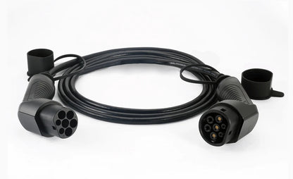 EVconnect Ladekabel Type 2 til Type 2 – 11 kW 400 V 16 A 3 - faset - Carlevel - Ladekabler til ladepost/ladeboks (Mode 3)