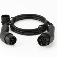 Ladekabel Type 2 til Type 2 22 kW 400 V 32A 3-faset Evconnect - produktbillede forfra | Evconnect