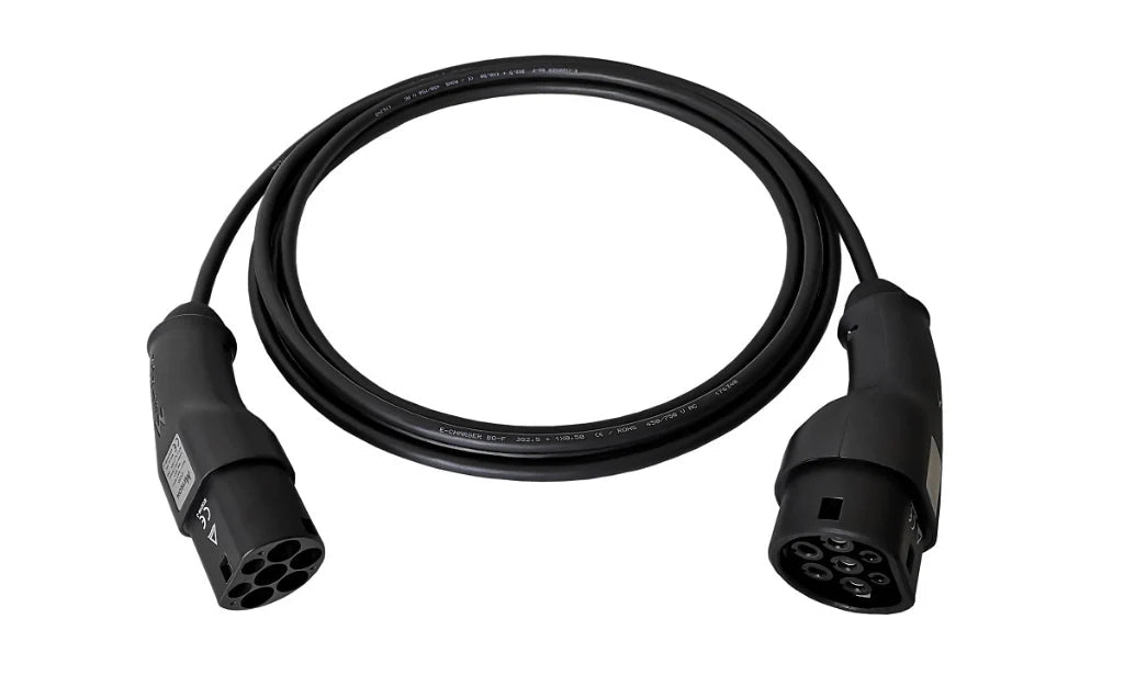 EVconnect Ladekabel Type 2 til Type 2 – 3,7 kW 230 V 16 A 1 - fase - Carlevel - Ladekabler til ladepost/ladeboks (Mode 3)