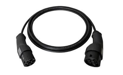 EVconnect Ladekabel Type 2 til Type 2 – 3,7 kW 230 V 16 A 1 - fase - Carlevel - Ladekabler til ladepost/ladeboks (Mode 3)