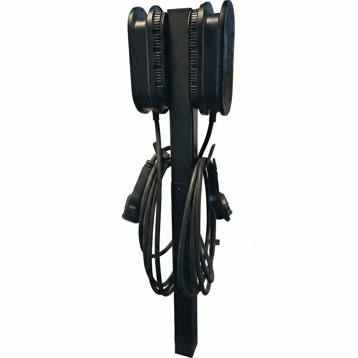 Ladestolpe DEFA Power 2 - road S - line Base - Sort - Kabelophæng - Carlevel - Ladestolper til ladeboks