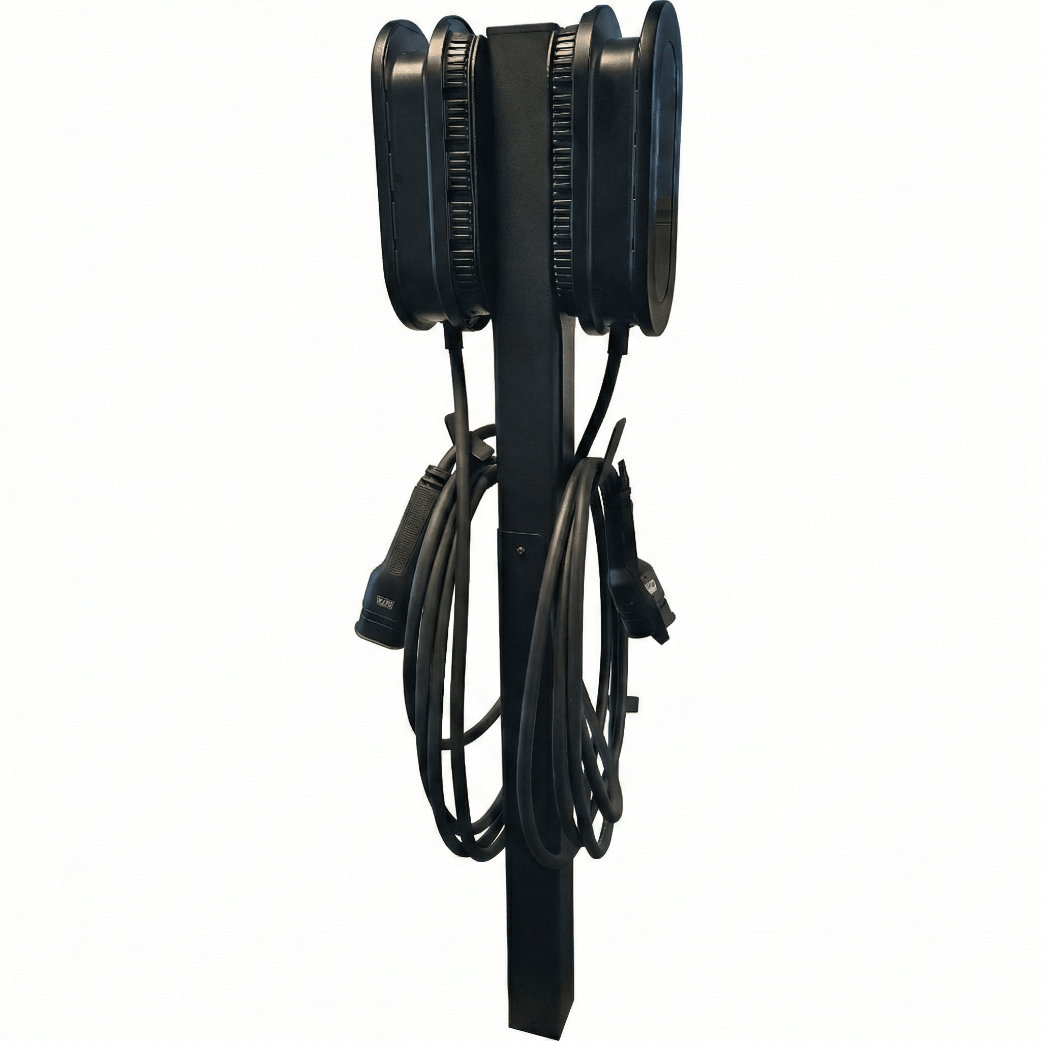 Ladestolpe DEFA Power 2 - road S - line Base - Sort - Kabelophæng - Carlevel - Ladestolper til ladeboks