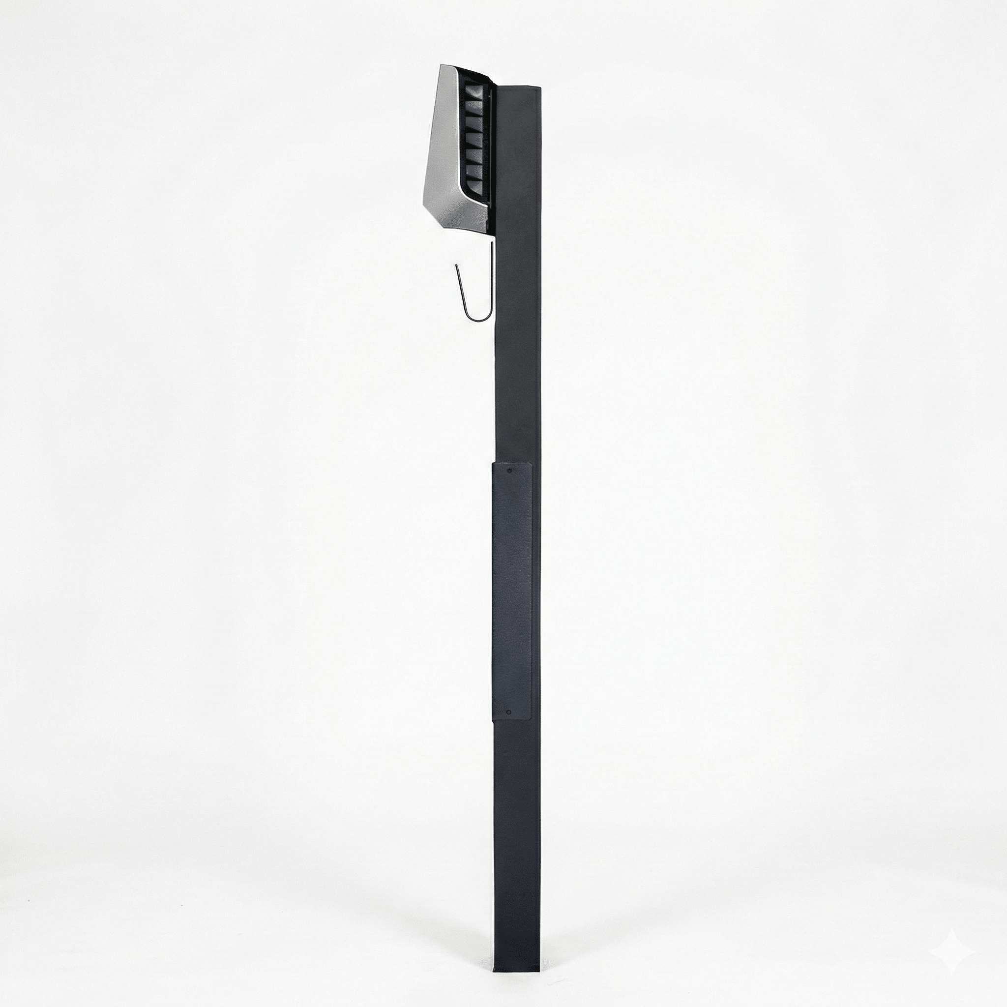 Ladestolpe Easee 1 - road S - line Base - Sort - Kabelophæng - 25 mm² - Carlevel - Ladestolpe til ladeboks