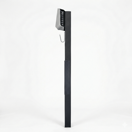Ladestolpe Easee 1 - road S - line Base - Sort - Kabelophæng - 25 mm² - Carlevel - Ladestolpe til ladeboks