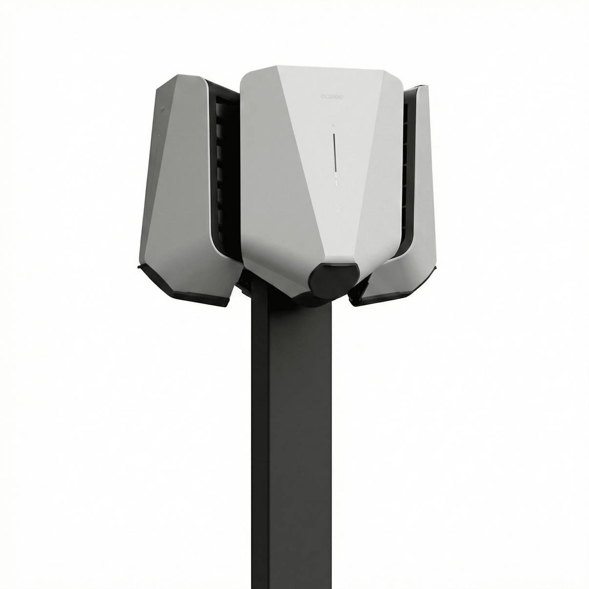 Ladestolpe Easee Base 4 - vej - Sort - Power Rail - Kabelophæng - 1500 mm - Carlevel - Ladeposter til ladeboks