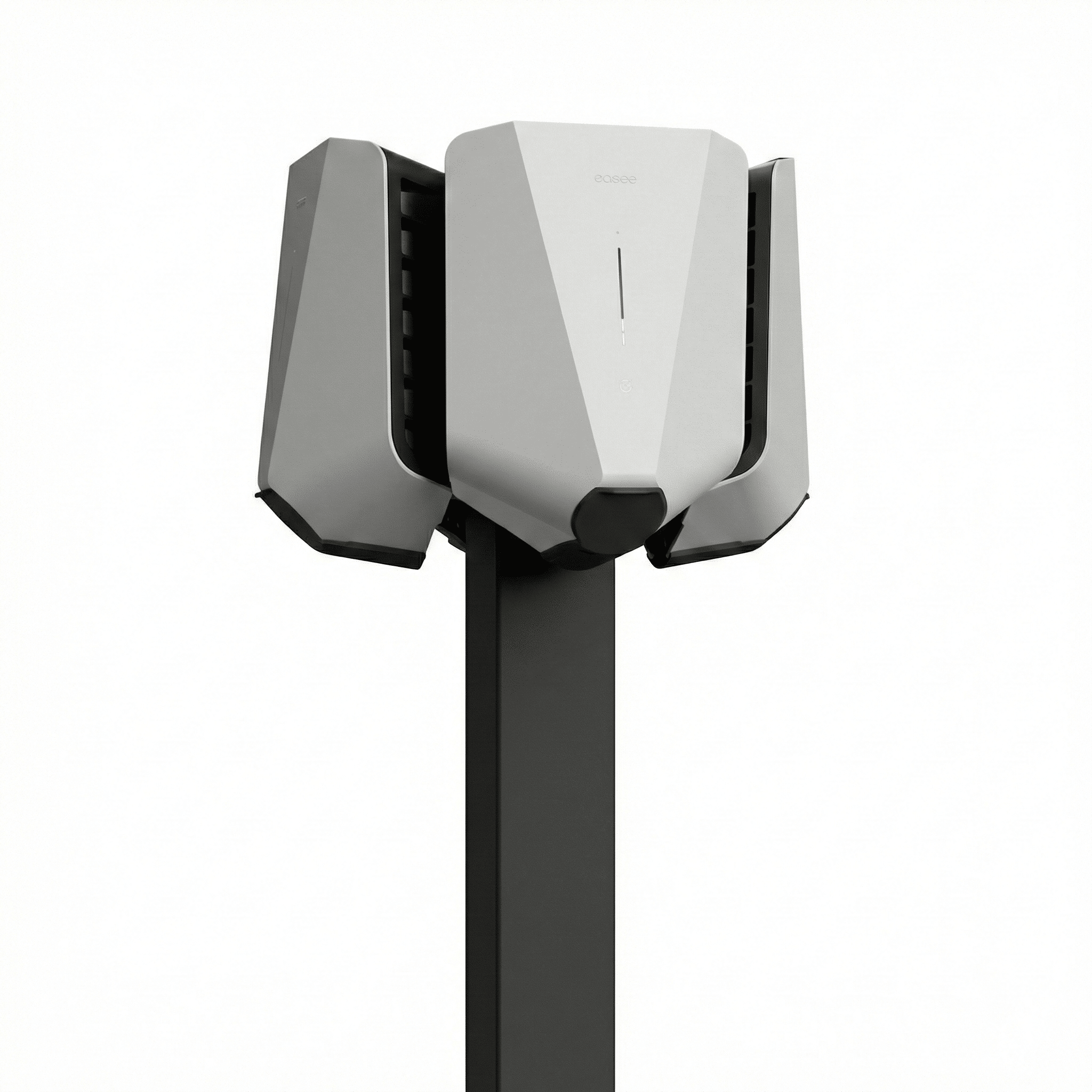 Ladestolpe Easee Base 4 - vej - Sort - Power Rail - Kabelophæng - 1500 mm - Carlevel - Ladeposter til ladeboks