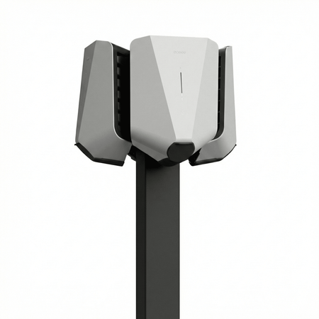 Ladestolpe Easee Base 4 - vej - Sort - Power Rail - Kabelophæng - 1500 mm - Carlevel - Ladeposter til ladeboks