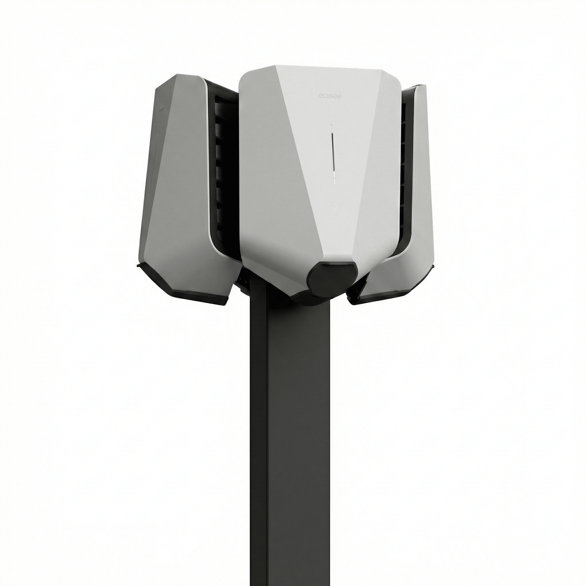Ladestolpe Easee Base 4 - vej - Sort - Power Rail - Kabelophæng - 1500 mm - Carlevel - Ladeposter til ladeboks